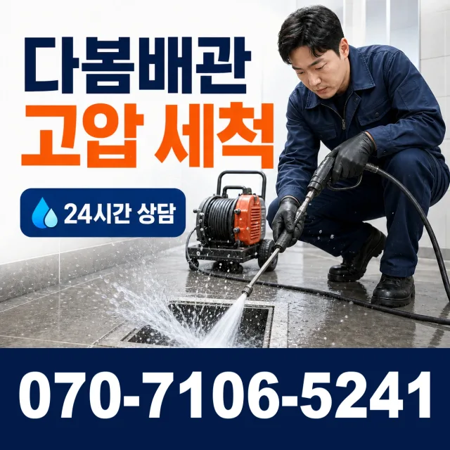 제주 서귀포시 안덕면 상아니올로 배관청소 상담 이미지 4